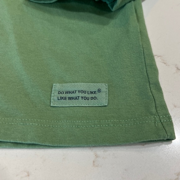 Life is Good Green Running Dog Graphic Long Sleeve Tee Shirt Women’s XL - Picture 6 of 10